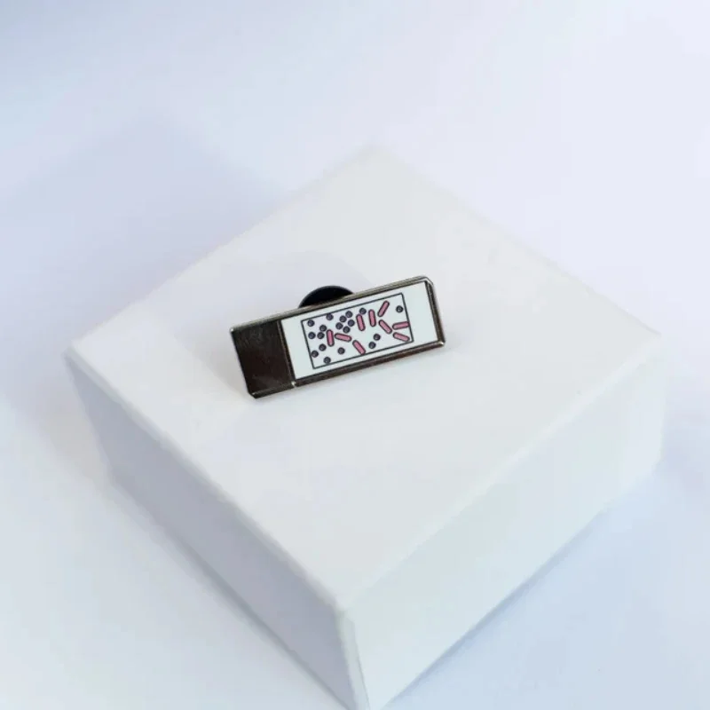 2023 New Gram Stain Microscope Slide Brooch Exquisite Scientific Enamel Pin Microbiology Science Collection Lapel Badge
2023 New Gram Stain Microscope Slide Brooch Exquisite Scientific Enamel Pin Microbiology Science Collection Lapel Badge