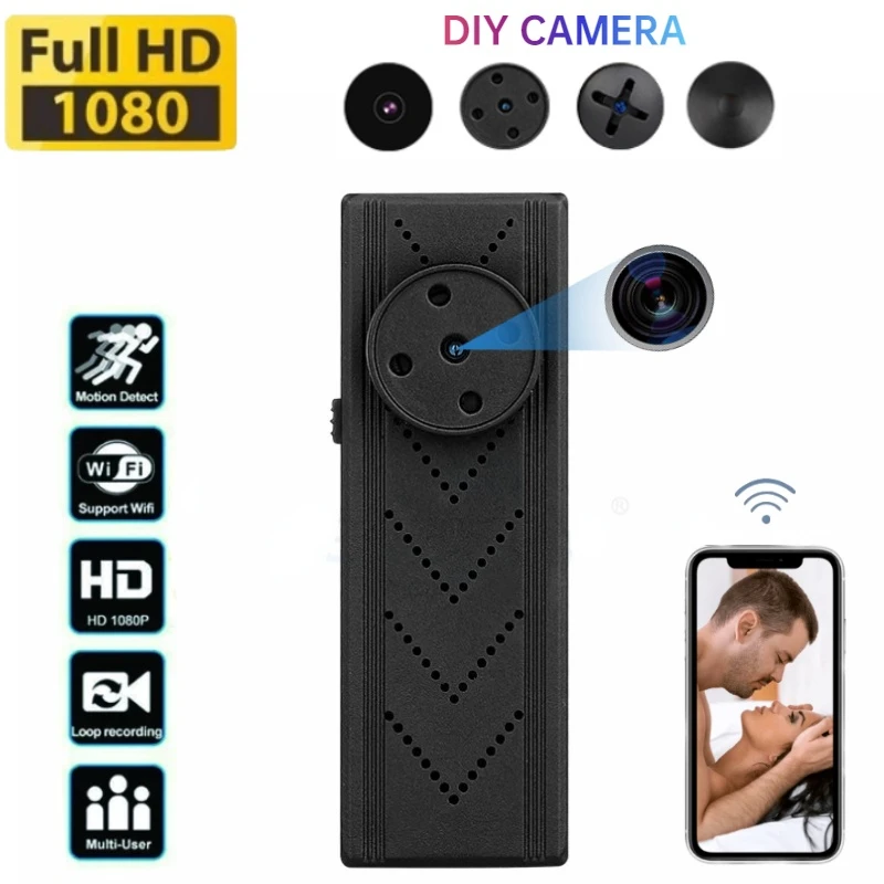 1080P HD Portable MINI Camera DIY Button Camera Wireless WIFI Back Clip Camera Support Mobile Phone Remote View Video
1080P HD Portable MINI Camera DIY Button Camera Wireless WIFI Back Clip Camera Support Mobile Phone Remote View Video