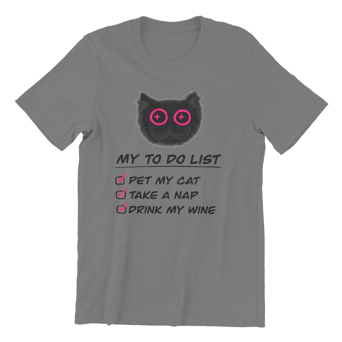 My To Do List Lover Cat Lover Women To Do List Black Cat T-Shirts for Men Fur Ball Gift Cotton Tees T Shirt Plus Size Tops
My To Do List Lover Cat Lover Women To Do List Black Cat T-Shirts for Men Fur Ball Gift Cotton Tees T Shirt Plus Size Tops