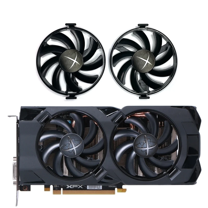 Вентилятор охлаждения XFX RX 470 4G Black Wolf Evolution, графический охлаждающий вентилятор для XFX AMD Radeon RX 470 480 580 RX580
Вентилятор охлаждения XFX RX 470 4G Black Wolf Evolution, графический охлаждающий вентилятор для XFX AMD Radeon RX 470 480 580 RX580