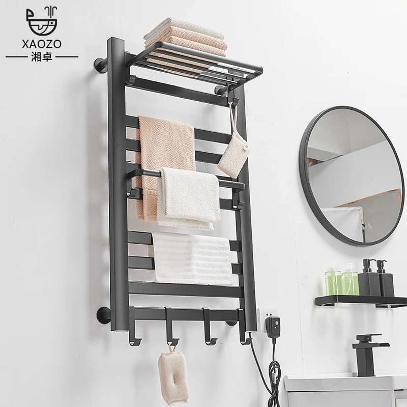 Bathroom Electric Bath Towel Warmer Heating Towel Shelf Rack Household 55℃ Thermostatic Towel Dryer Punch Free Heater Rail Black
Bathroom Electric Bath Towel Warmer Heating Towel Shelf Rack Household 55℃ Thermostatic Towel Dryer Punch Free Heater Rail Black