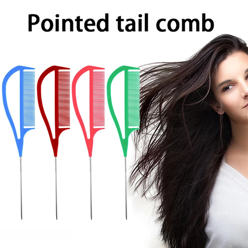 1PC Professional Stylist Comb Carbon Fiber Pointed Tail Hairbrush Multicolored Anti-Static Barber Hair Comb Durable Styling Tool
1PC Professional Stylist Comb Carbon Fiber Pointed Tail Hairbrush Multicolored Anti-Static Barber Hair Comb Durable Styling Tool