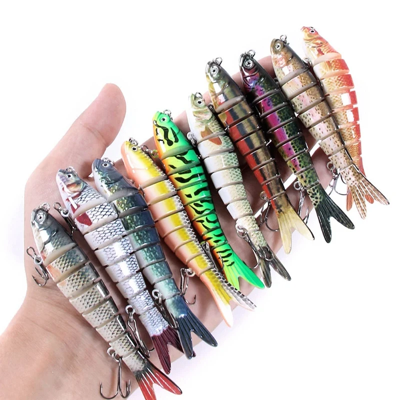 1pc 13.7cm 27g Sinking Wobblers Fishing Lures Jointed Crankbait Swimbait 8 Segment Hard Artificial Bait For Fishing Tackle Lure
1pc 13.7cm 27g Sinking Wobblers Fishing Lures Jointed Crankbait Swimbait 8 Segment Hard Artificial Bait For Fishing Tackle Lure