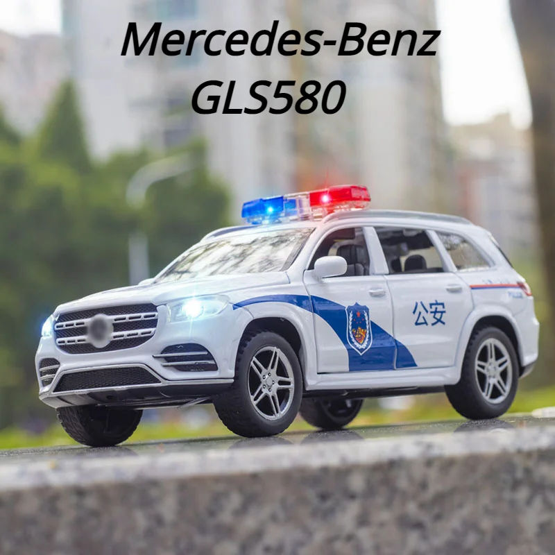 Внедорожник Mercedes Benz GLS580 в масштабе 1:32, Полицейская модель, игрушечный автомобиль со звуковым оформлением, внедорожник, литой автомобиль, иг...
Внедорожник Mercedes Benz GLS580 в масштабе 1:32, Полицейская модель, игрушечный автомобиль со звуковым оформлением, внедорожник, литой автомобиль, иг...