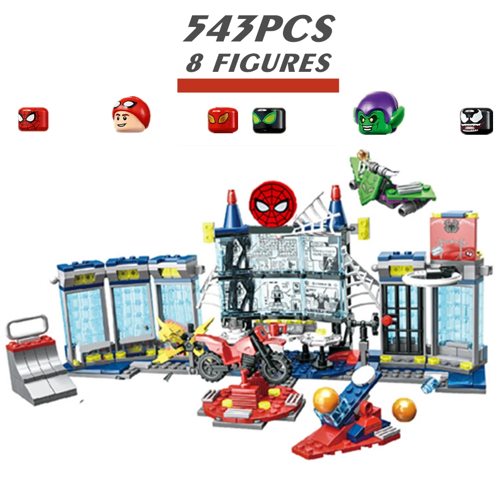 New Marvel Spiderman Dr Strange Peter Parker No Way Home Miles Iron Man Avengers Toy Figures Building Block Brick Kid 
New Marvel Spiderman Dr Strange Peter Parker No Way Home Miles Iron Man Avengers Toy Figures Building Block Brick Kid