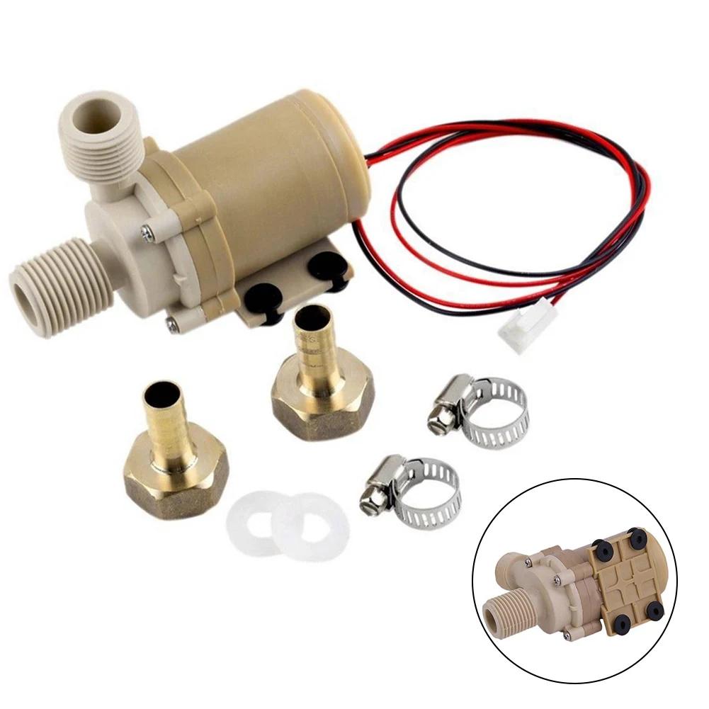 DC12V 100°C Solar Hot/Cooling Water Circulation Pump Food Grade Silent Coupler 1/2\\\" Male Thead 8L/Min Amphibious Pump
DC12V 100°C Solar Hot/Cooling Water Circulation Pump Food Grade Silent Coupler 1/2\\\" Male Thead 8L/Min Amphibious Pump