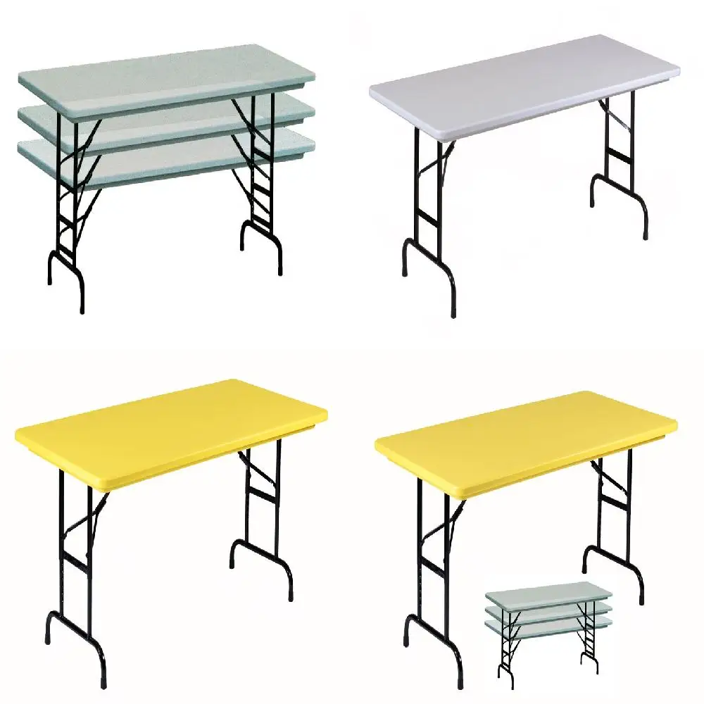 Adjustable Height, Heavy-Duty Commercial Plastic Top Folding Table - Ideal for Kindergarten to Adult Use, Ranges from 22" - 32"
Adjustable Height, Heavy-Duty Commercial Plastic Top Folding Table - Ideal for Kindergarten to Adult Use, Ranges from 22" - 32"