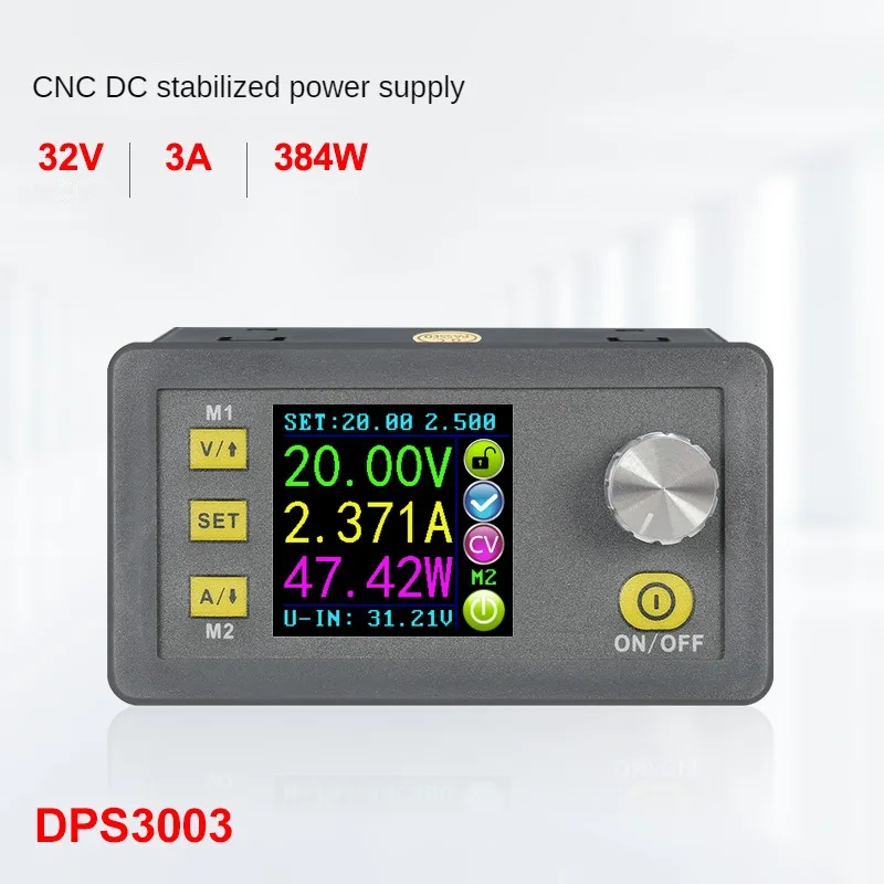 DPS3003 CNC DC Регулируемый понижающий модуль источника питания, встроенный амперметр напряжения 32 В/3 А
DPS3003 CNC DC Регулируемый понижающий модуль источника питания, встроенный амперметр напряжения 32 В/3 А