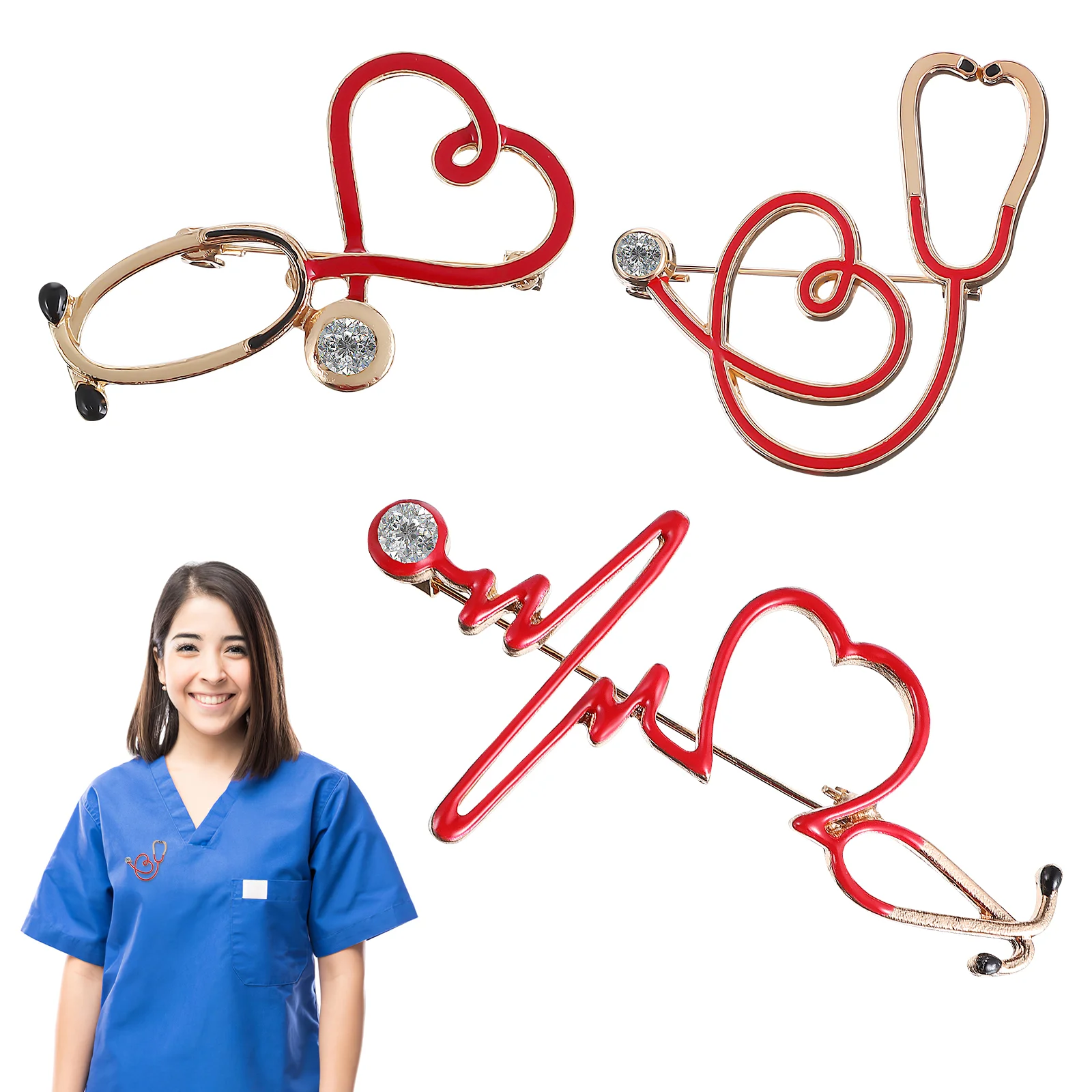 3 Pcs Accessories Brooches Crafts Collar Fashion Nurses Gifts Pins Bag Bags Women’s Suits Creative
3 Pcs Accessories Brooches Crafts Collar Fashion Nurses Gifts Pins Bag Bags Women’s Suits Creative