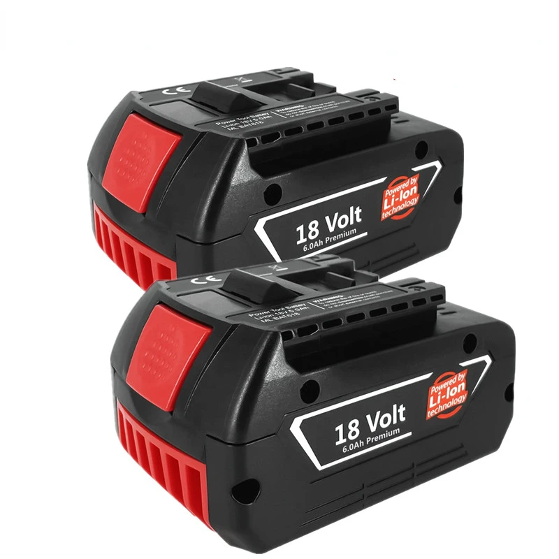 3 Pack 18V 6000mAh Lithium Ion Replacement Battery for Bosch 18V BAT620 BAT622 BAT609 BAT618 SKC181-202L Cordless Power Tools
3 Pack 18V 6000mAh Lithium Ion Replacement Battery for Bosch 18V BAT620 BAT622 BAT609 BAT618 SKC181-202L Cordless Power Tools