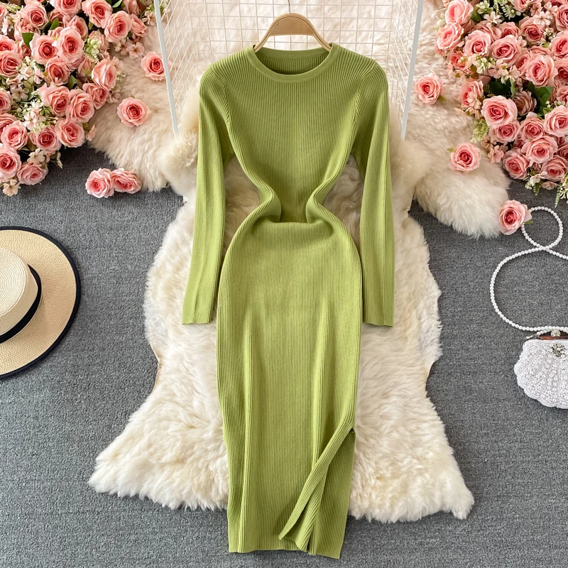 Vestidos High Waist Clothes O Neck Club Elegant Women Holiday Long Sleeve A Line Streetwear Sheath Green Sexy Chic Robe Dress
Vestidos High Waist Clothes O Neck Club Elegant Women Holiday Long Sleeve A Line Streetwear Sheath Green Sexy Chic Robe Dress