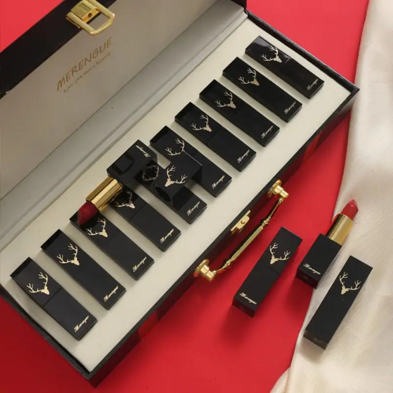 Lipstick Set Birthday Present/Set Lip Gloss Professional Makeup Matte Velvet Lipstick Lip Kit Long Lasting Cosmetics TSLM1
Lipstick Set Birthday Present/Set Lip Gloss Professional Makeup Matte Velvet Lipstick Lip Kit Long Lasting Cosmetics TSLM1