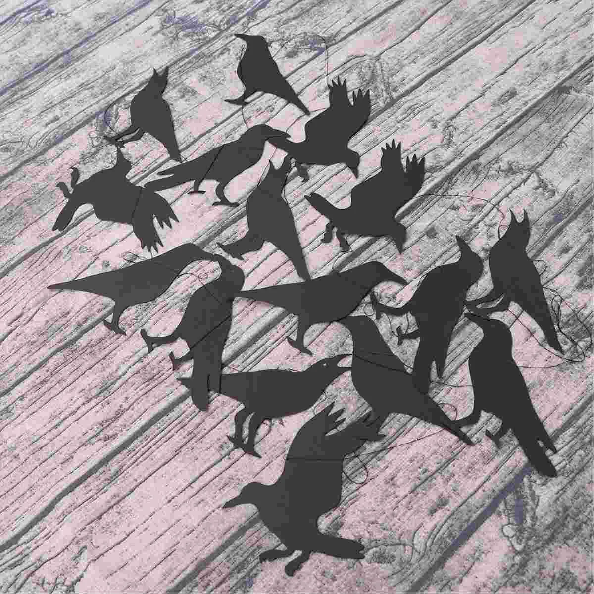 Crows Garland Crow Hanging Banner Paper Decoration for Party Supplies
Crows Garland Crow Hanging Banner Paper Decoration for Party Supplies