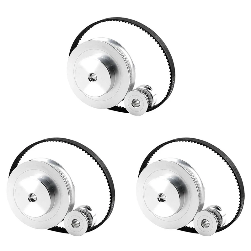 3X GT2 Timing Belt Pulley 60Teeth 20Teeth 5Mm Reduction 1:3 Belt Width 6Mm For 3D Printer Accessories
3X GT2 Timing Belt Pulley 60Teeth 20Teeth 5Mm Reduction 1:3 Belt Width 6Mm For 3D Printer Accessories