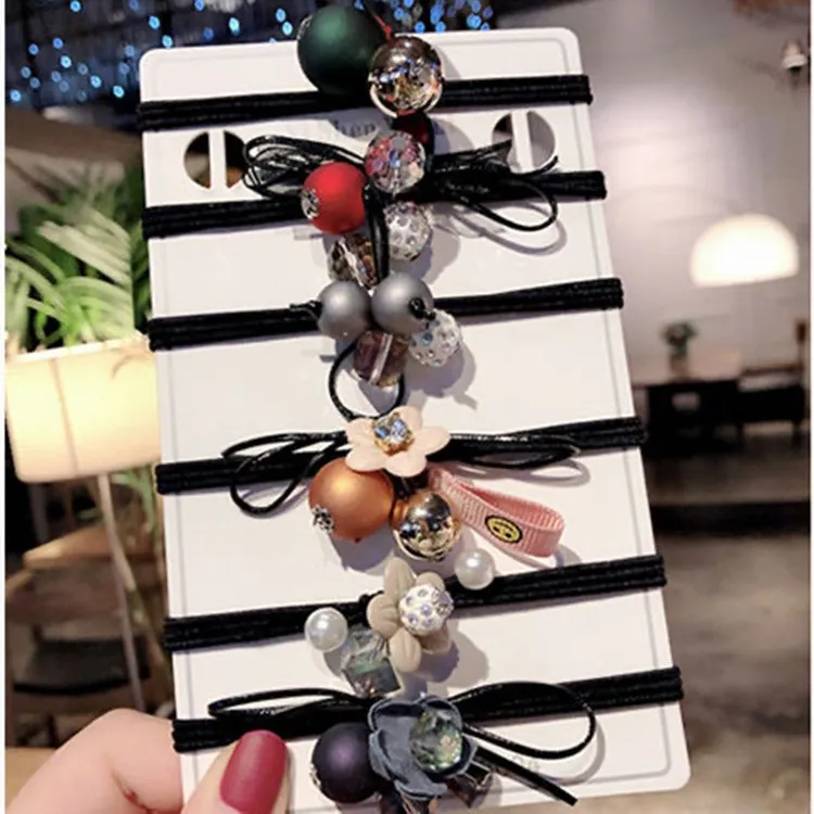 Women Elastic Hair Bands Hair Tie Girl Acrylic Crystal Beads Bow knot Korean Hair Accessories Handmade Head Bands Wholesale
Women Elastic Hair Bands Hair Tie Girl Acrylic Crystal Beads Bow knot Korean Hair Accessories Handmade Head Bands Wholesale