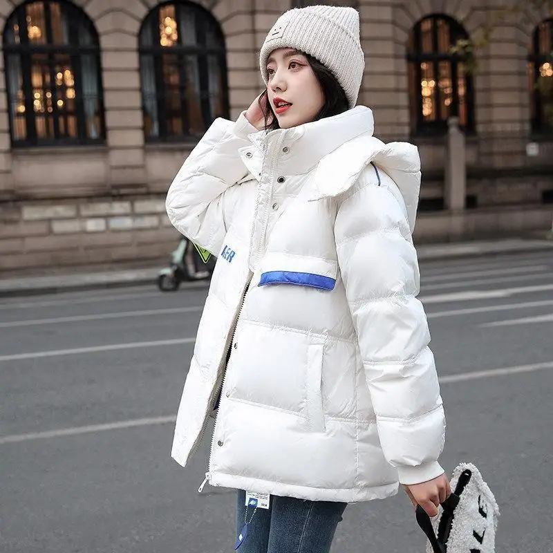Oversize Winter Puffer Jackets for Women Female Korean Loose Long Sleeve Woman Parkas Fashion Warm Coats and Jackets Women E509 
Oversize Winter Puffer Jackets for Women Female Korean Loose Long Sleeve Woman Parkas Fashion Warm Coats and Jackets Women E509