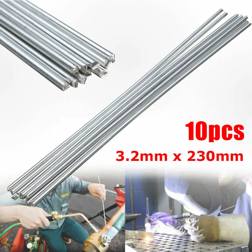3.2x230mm Welding Rods 10pcs Accessories Brazing Equipment Low Temperature Set Soldering Industrial New Portable
3.2x230mm Welding Rods 10pcs Accessories Brazing Equipment Low Temperature Set Soldering Industrial New Portable