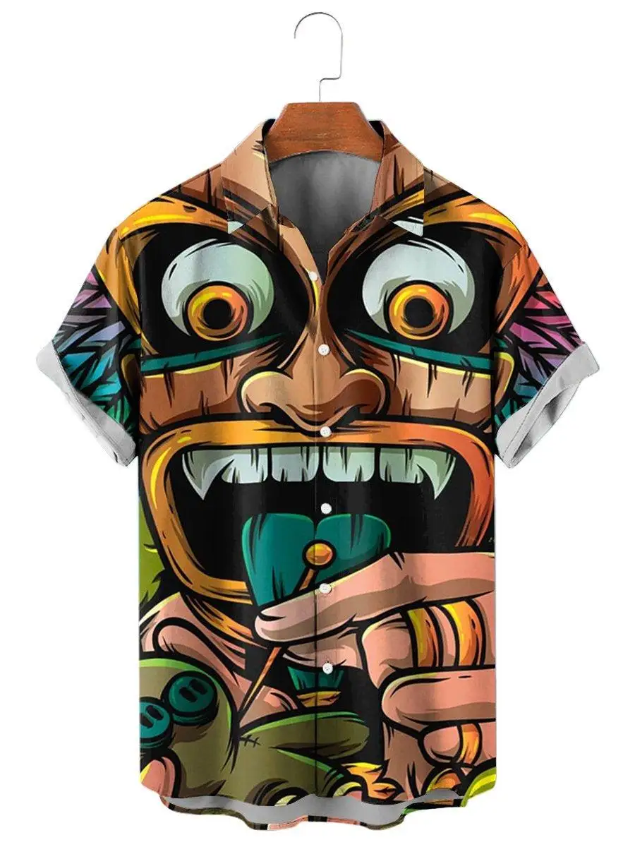 2023 Horror Skull 3D Hawaiian Men's Shirt Oversized Summer Men's Casual Clothing Beach Men's Shirt Short Sleeve
2023 Horror Skull 3D Hawaiian Men's Shirt Oversized Summer Men's Casual Clothing Beach Men's Shirt Short Sleeve