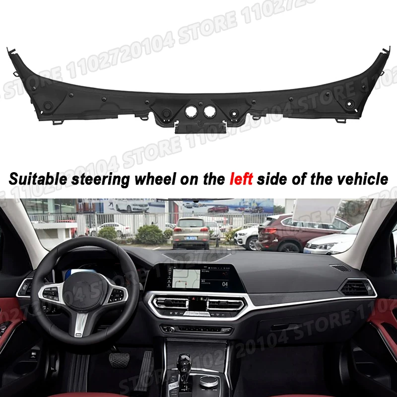 Для BMW 2012-2019 F30 F31 320i 328i 330i 335i 340i 328d 330e M3 M4: Крышка кожуха стеклоочистителя (левый руль 51717258177, правый руль 51717258178)
Для BMW 2012-2019 F30 F31 320i 328i 330i 335i 340i 328d 330e M3 M4: Крышка кожуха стеклоочистителя (левый руль 51717258177, правый руль 51717258178)