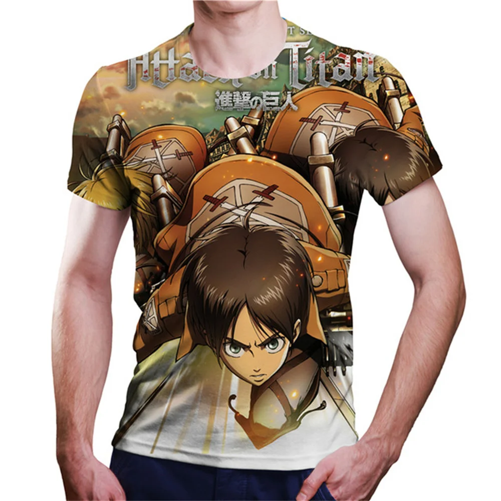 Attack On Titan Anime Clothes T Shirt Manga Camisetas For Men Tops Ropa Hombre Tee Camisa Masculina Verano Koszulki Chemise
Attack On Titan Anime Clothes T Shirt Manga Camisetas For Men Tops Ropa Hombre Tee Camisa Masculina Verano Koszulki Chemise