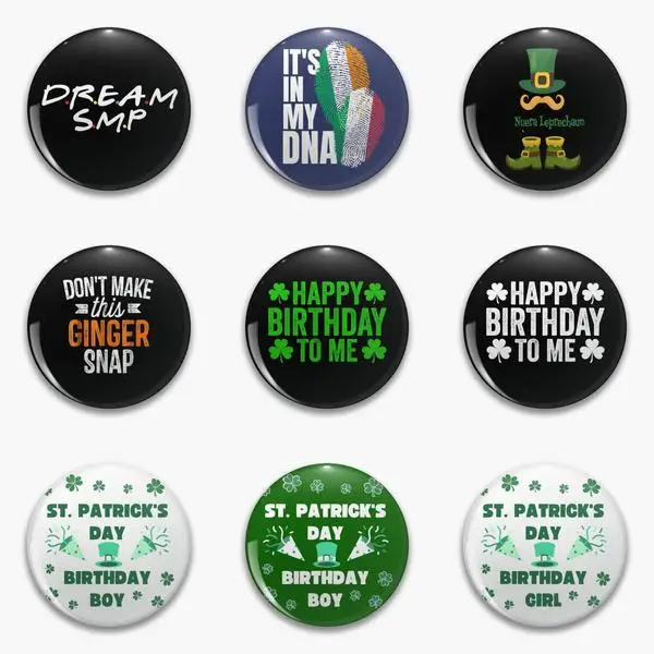 St P-Patrick-kss Day Birthday Dream Smp Classic Design Irish Plus Italian Soft Button Pin Jewelry Decor Gift Lover Cartoon Women
St P-Patrick-kss Day Birthday Dream Smp Classic Design Irish Plus Italian Soft Button Pin Jewelry Decor Gift Lover Cartoon Women