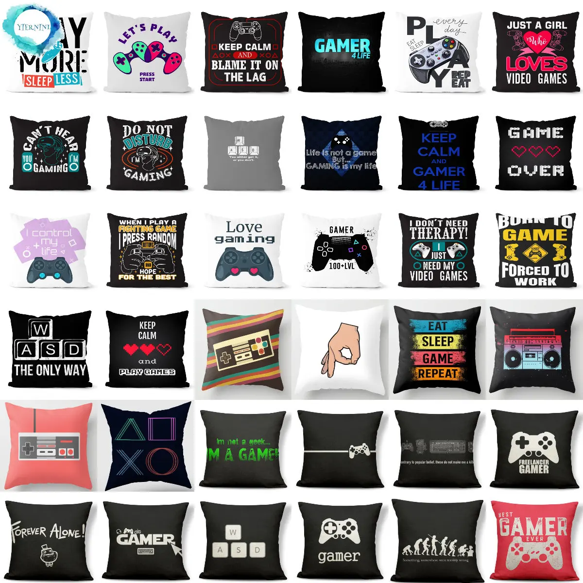 45x45cm Game Fans Video Gamepads Cushion Cases Retro Games Decorative Pillowcase Livingroom Sofa Couch Bed Car Throw Pillows
45x45cm Game Fans Video Gamepads Cushion Cases Retro Games Decorative Pillowcase Livingroom Sofa Couch Bed Car Throw Pillows