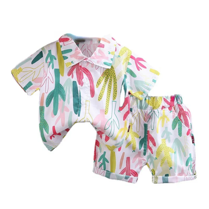 New Summer Fashion Baby Clothes Suit Children Boys Outfits Toddler Shirt Shorts 2Pcs/Sets Infant Casual Costume Kids Tracksuits
New Summer Fashion Baby Clothes Suit Children Boys Outfits Toddler Shirt Shorts 2Pcs/Sets Infant Casual Costume Kids Tracksuits