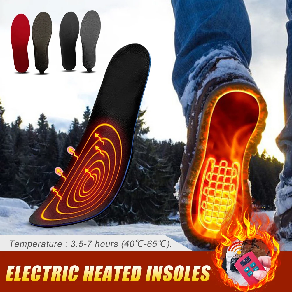 Winter Foot Warmer Insoles USB Electric Rechargeable Heated Shoes Insert Pads with Remote Controller Outdoor Thermal Insoles
Winter Foot Warmer Insoles USB Electric Rechargeable Heated Shoes Insert Pads with Remote Controller Outdoor Thermal Insoles