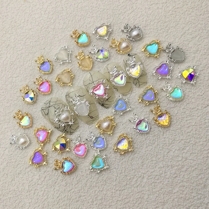 10pcs New Nail Art Alloy Love Jewelry Trendy Cat's Eye Peach Heart Nail Diamond Charms Manicure Decoratio Parts DIY Accessories
10pcs New Nail Art Alloy Love Jewelry Trendy Cat's Eye Peach Heart Nail Diamond Charms Manicure Decoratio Parts DIY Accessories