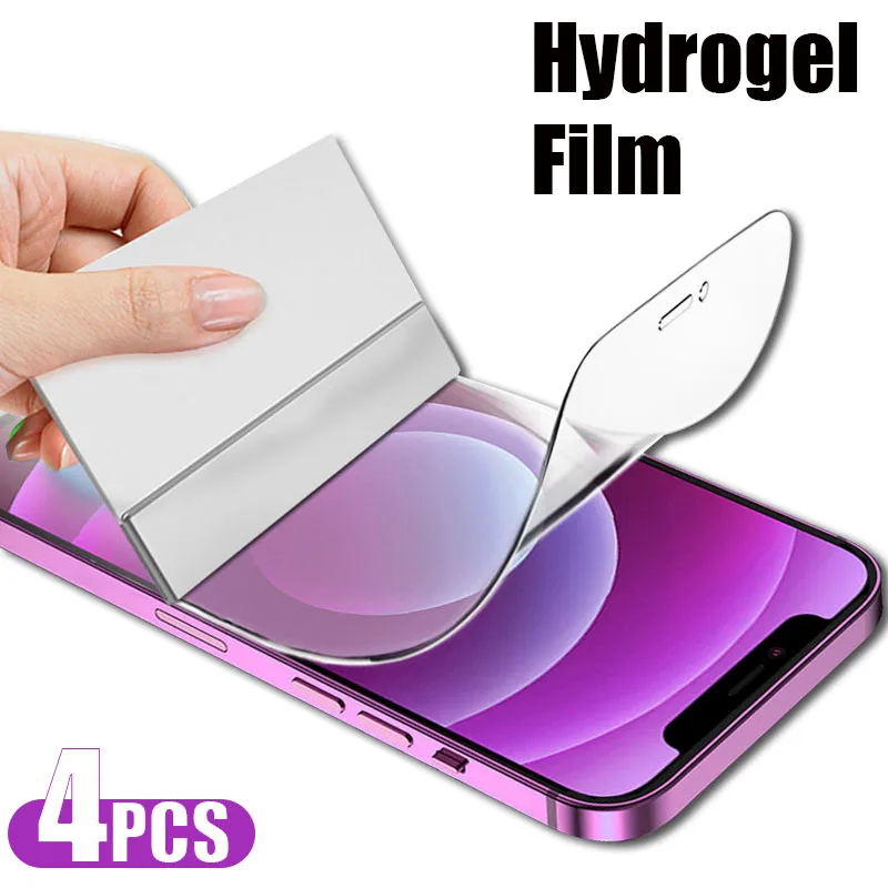 4 шт., Гидрогелевая Защитная пленка для iPhone 13 12 11 Pro Max 13 12 Mini XR XS Max X SE 2020 7 8 6S Plus 6
4 шт., Гидрогелевая Защитная пленка для iPhone 13 12 11 Pro Max 13 12 Mini XR XS Max X SE 2020 7 8 6S Plus 6