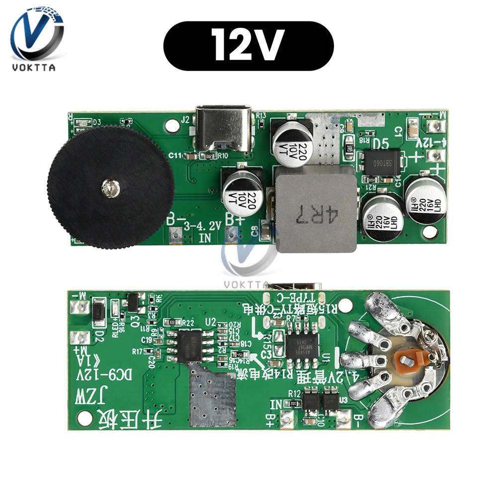Контроллер скорости вентилятора постоянного тока, повышающий модуль от 3,7 В до 9 В/12 В, драйвер двигателя с бесступенчатой регулировкой скорости, печатная плата вентилятора 12 Вт
Контроллер скорости вентилятора постоянного тока, повышающий модуль от 3,7 В до 9 В/12 В, драйвер двигателя с бесступенчатой регулировкой скорости, печатная плата вентилятора 12 Вт