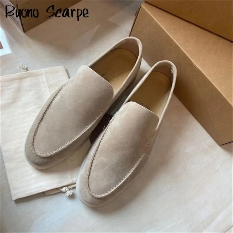 Genuine Leather Nude Flats For Women/Men Spring Summer Casual Walk Shoes Comfort Slip-On loafers Autumn Ladies Lazy Suede shoe
Genuine Leather Nude Flats For Women/Men Spring Summer Casual Walk Shoes Comfort Slip-On loafers Autumn Ladies Lazy Suede shoe