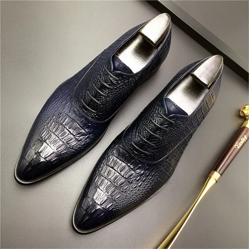Genuine Leather Men Luxury Dress Shoes Fashion Wedding Brogue Pointed Toe Lace Up Men Business Shoes Formal Black Oxford Shoes
Genuine Leather Men Luxury Dress Shoes Fashion Wedding Brogue Pointed Toe Lace Up Men Business Shoes Formal Black Oxford Shoes