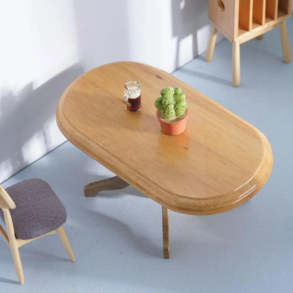 New 1/12 Dollhouse Mini Simulation Furniture Birch Kitchen Dolls House Dining Table Room Model Living Accessories J7c0
New 1/12 Dollhouse Mini Simulation Furniture Birch Kitchen Dolls House Dining Table Room Model Living Accessories J7c0