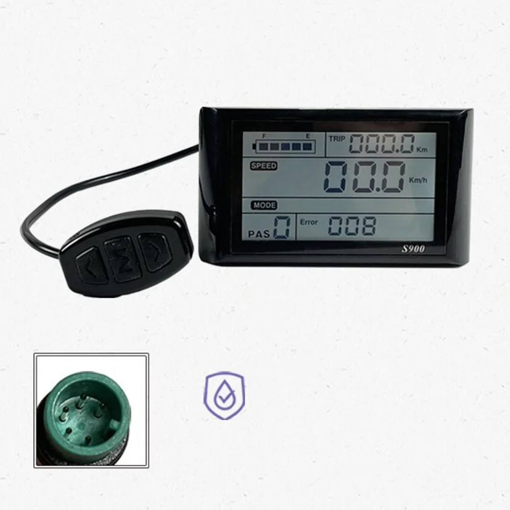 JN 36V/48V LCD-S900 Display For Electric Bicycle 5 Pin Waterproof Pulg E-Bike LCD Meter Display Accessories Cycling Spare Part
JN 36V/48V LCD-S900 Display For Electric Bicycle 5 Pin Waterproof Pulg E-Bike LCD Meter Display Accessories Cycling Spare Part