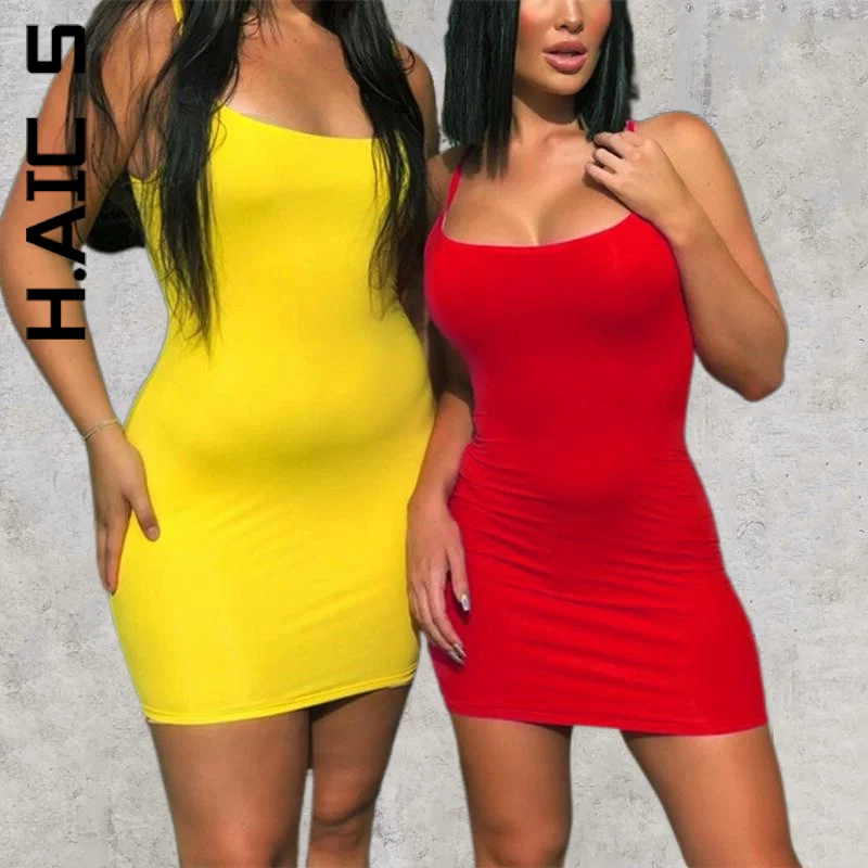 H.Aic S Dress Women Sexy Mini Dress Fashion Sleeveless Slim Streetwear Night Beach Backless All-Match Female Dress Vestidos
H.Aic S Dress Women Sexy Mini Dress Fashion Sleeveless Slim Streetwear Night Beach Backless All-Match Female Dress Vestidos