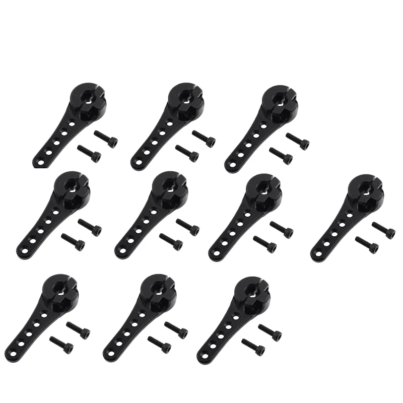 10Pcs/Batch RC Steering Steering Gear Horn Arm 25T Tooth Length 1/10 1/8 1/5 RC Hobby Car Truck Buggy Baja 
10Pcs/Batch RC Steering Steering Gear Horn Arm 25T Tooth Length 1/10 1/8 1/5 RC Hobby Car Truck Buggy Baja