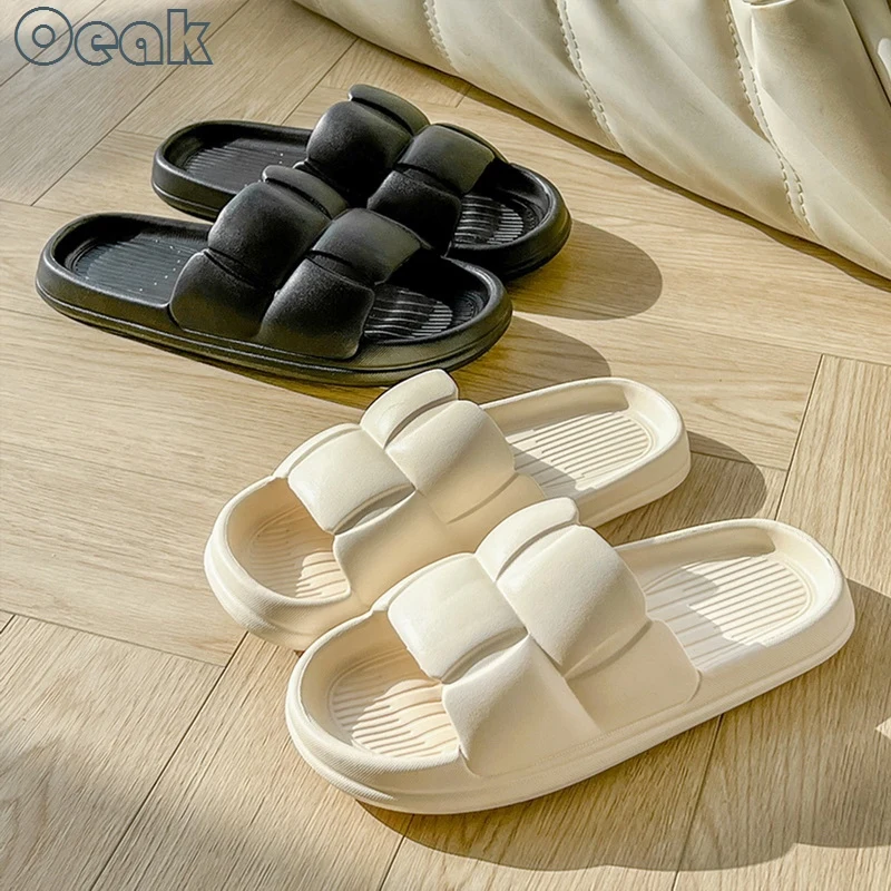 Soft Sole Cloud Slippers Sandals Women Summer 2022 Non Slip Thick Platform Bathroom Slippers Woman Eva Slides Flip Flops Mujer
Soft Sole Cloud Slippers Sandals Women Summer 2022 Non Slip Thick Platform Bathroom Slippers Woman Eva Slides Flip Flops Mujer