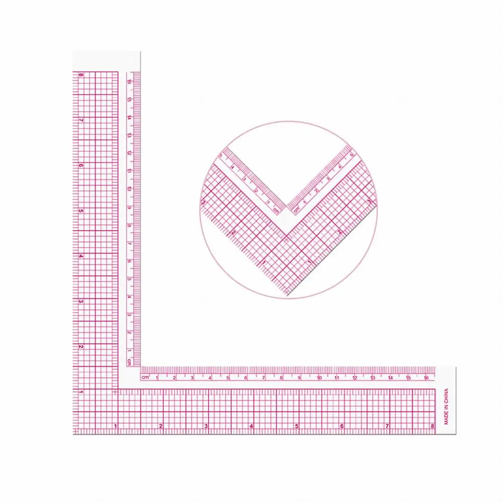 L Shape Quilting Ruler Drawing Supplies Right Angle Patchwork Tool Sewing Accessories Garment Cutting Craft Scale Rulers
L Shape Quilting Ruler Drawing Supplies Right Angle Patchwork Tool Sewing Accessories Garment Cutting Craft Scale Rulers