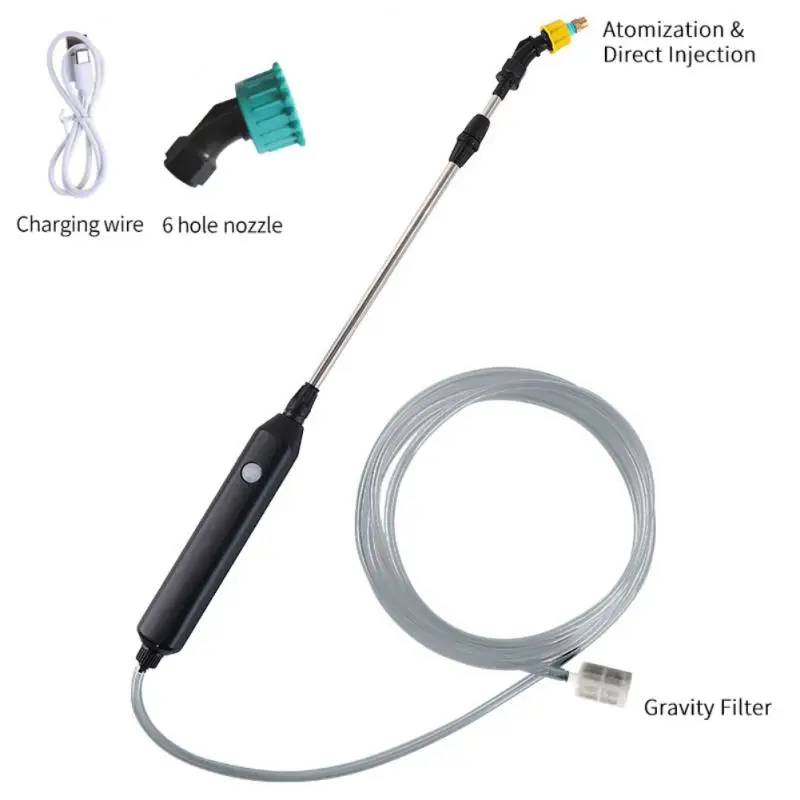 Electric Sprayer Gun Garden Automatic Atomization USB Plant Sprayer Bottle High Pressure Sprinkler Watering Garden Irrigation
Electric Sprayer Gun Garden Automatic Atomization USB Plant Sprayer Bottle High Pressure Sprinkler Watering Garden Irrigation