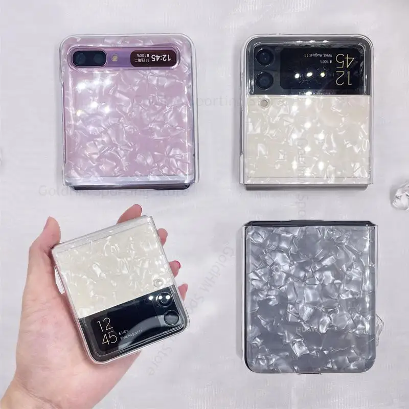 Glitter Dream Shell Pattern Case For Samsung Z Flip 4 5G Huawei P50 Pocket Hard Cover For Galaxy Z Flip4 3 5G Shockproof Fundas
Glitter Dream Shell Pattern Case For Samsung Z Flip 4 5G Huawei P50 Pocket Hard Cover For Galaxy Z Flip4 3 5G Shockproof Fundas