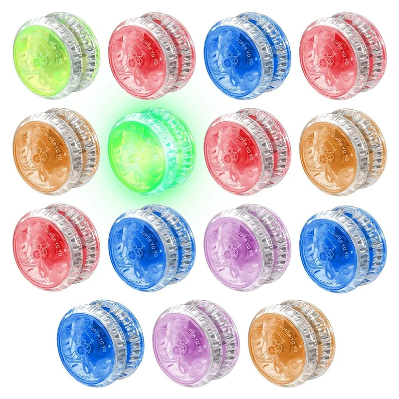 15 Pcs LED Light Responsive Ball Bearing Plastic Responsive Toys for Beginner Birthday Party Favors, Random Colors
15 Pcs LED Light Responsive Ball Bearing Plastic Responsive Toys for Beginner Birthday Party Favors, Random Colors