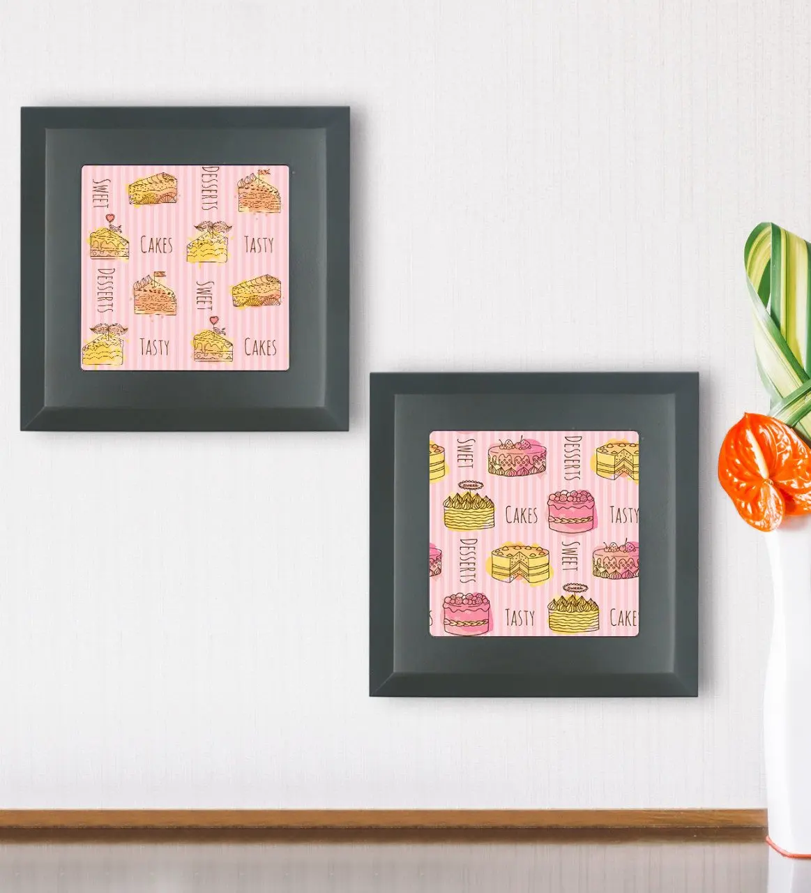 BK подарок кухонная тематика 2 'li деревянная рамка каменная стена Фотофон 
BK подарок кухонная тематика 2 'li деревянная рамка каменная стена Фотофон