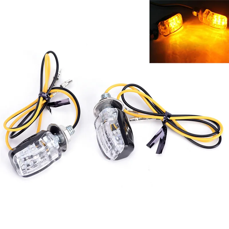 2Pcs/lot 12V 6LED motorcycle Mini Amber Turn Signal Lights Blinker Indicator Black
2Pcs/lot 12V 6LED motorcycle Mini Amber Turn Signal Lights Blinker Indicator Black