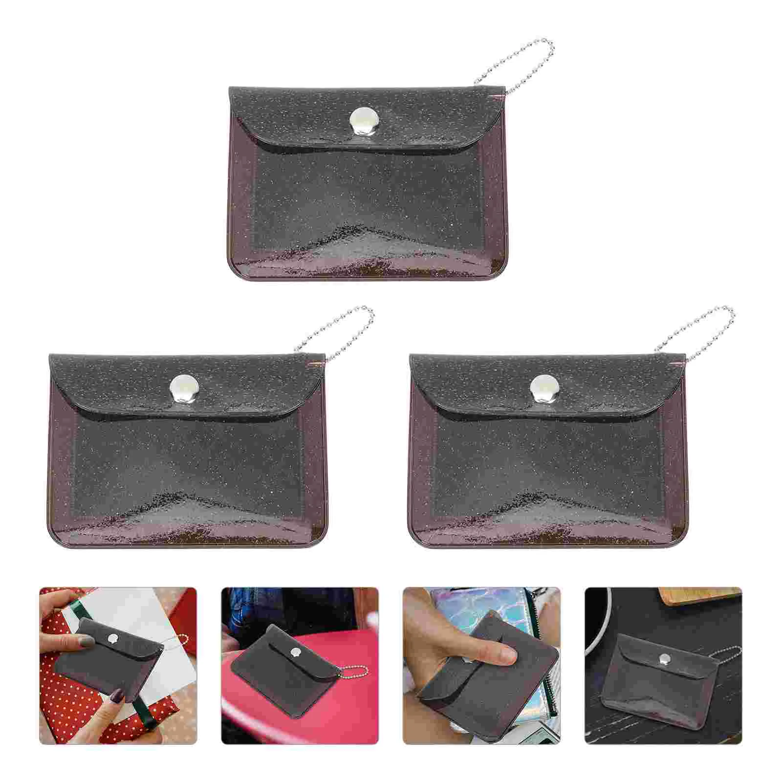 Mini Clear Wallet Home Supplies Change Storage Pouch Card Bag Creative Purse Cards Money Coin Business Holder
Mini Clear Wallet Home Supplies Change Storage Pouch Card Bag Creative Purse Cards Money Coin Business Holder