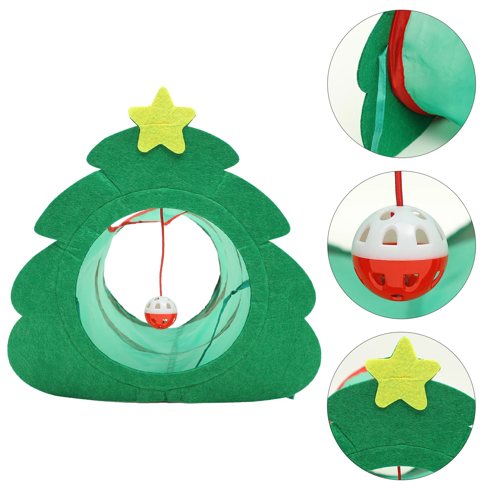 Cat Tunnel Toy Christmas Tree Pet Hiding Tunnel Foldable Cat Sleeping Tunnel Tube Toys
Cat Tunnel Toy Christmas Tree Pet Hiding Tunnel Foldable Cat Sleeping Tunnel Tube Toys