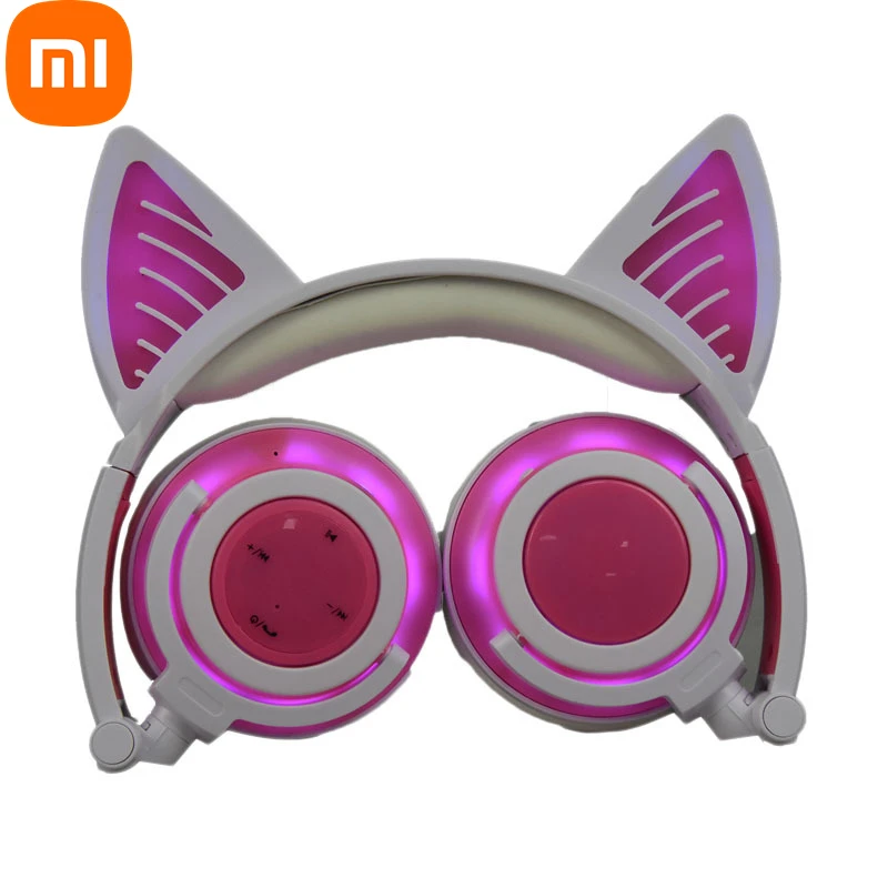 Xiaomi Cat Ear Luminous Charging Wireless Folding Mobile Phone Computer Game Headset Bluetooth Headset
Xiaomi Cat Ear Luminous Charging Wireless Folding Mobile Phone Computer Game Headset Bluetooth Headset