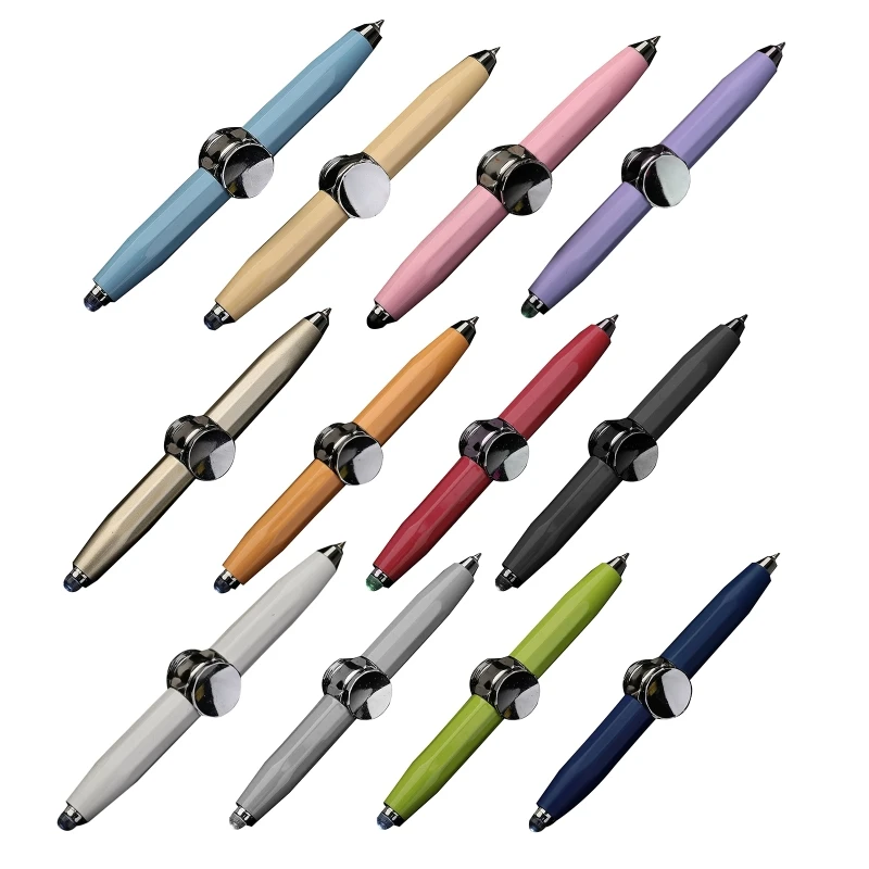 Металлическая шариковая ручка Spinner Pen с возможностью записи со светодиодной подсветкой Декомпрессионные игрушки Fidget
Металлическая шариковая ручка Spinner Pen с возможностью записи со светодиодной подсветкой Декомпрессионные игрушки Fidget