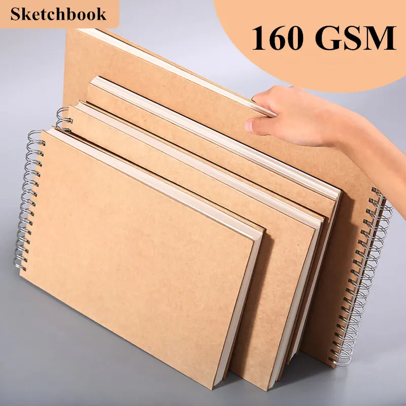 Professional Sketchbook Thick Paper 160 GSM Spiral Oil Painting Notebook Art School Supplies Pencil Drawing Notepad
Professional Sketchbook Thick Paper 160 GSM Spiral Oil Painting Notebook Art School Supplies Pencil Drawing Notepad