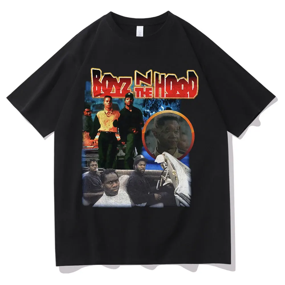 Boyz N The Hood Rapper Hip Hop Music Black T-shirt Tops Summer Streetwear Men Women High Quality Pure Cotton Tshirt Short Sleeve
Boyz N The Hood Rapper Hip Hop Music Black T-shirt Tops Summer Streetwear Men Women High Quality Pure Cotton Tshirt Short Sleeve